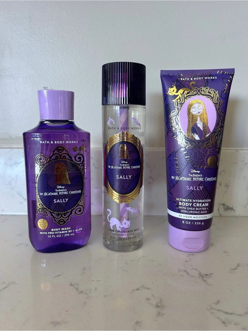 Bath and Body Works Nightmare Before Christmas Sally Bundle